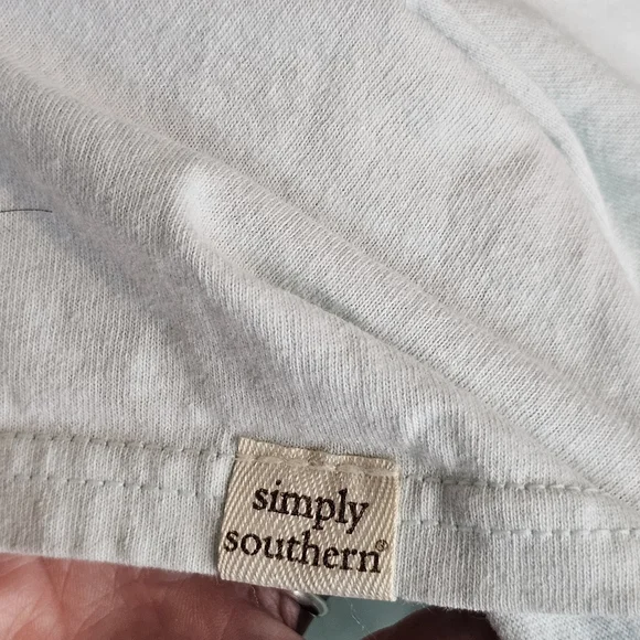 Simply Southern Light Blue Logo T-Shirt - Picture 5 of 5